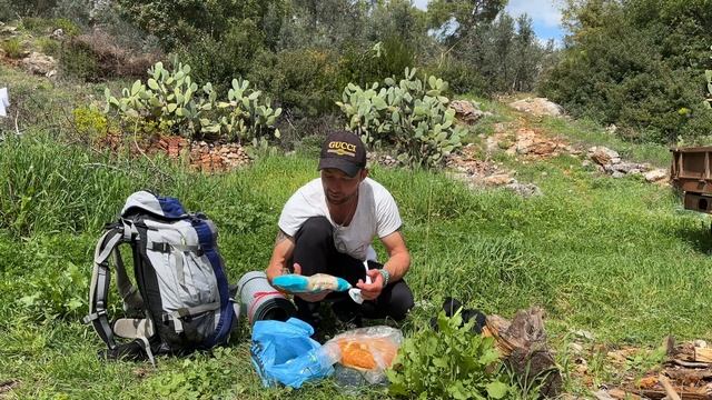 День-6. Ликийская тропа. Пиратская бухта , Караоз! Одиночный поход! Все ночи в палатке ! смотреть онлайн