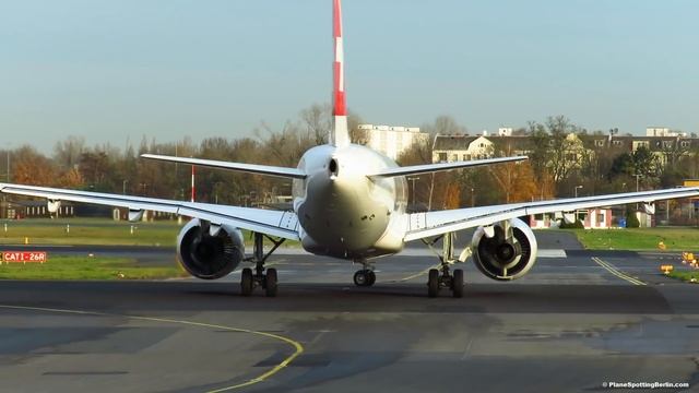 SWISS CSeries CS300 [HB-JCC] Landing and Takeoff from Berlin Tegel Airport (TXL)! смотреть онлайн