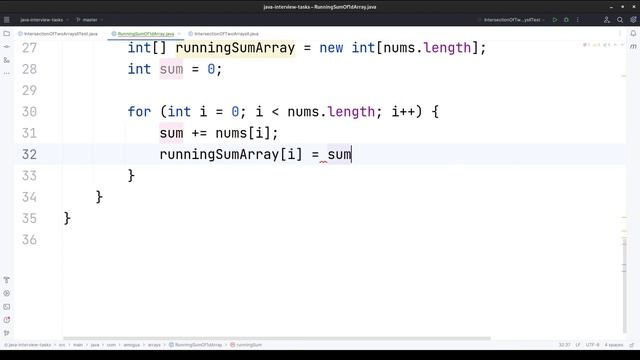 Leetcode #20 | Решение 1480. Running Sum of 1d Array смотреть онлайн