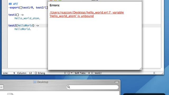 Easy Erlang compiling with Textmate смотреть онлайн