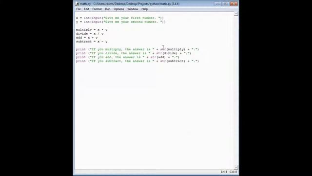 Python Basic Math смотреть онлайн