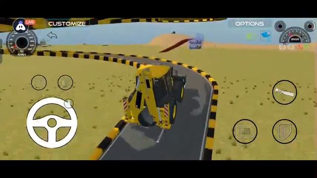 ✅JCB 3DX Backhoe Loader With Passenger New Mod Bus Simulator Indonesia Android Gameplay смотреть онлайн