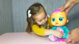 НОВИНКА! Интерактивная Кукла Baby Wow Cry Babies La La Плачет как Настоящий Ребёнок