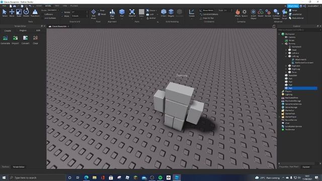 How To Make a simple R6 ragdoll (Roblox Studio Tutorial) смотреть онлайн