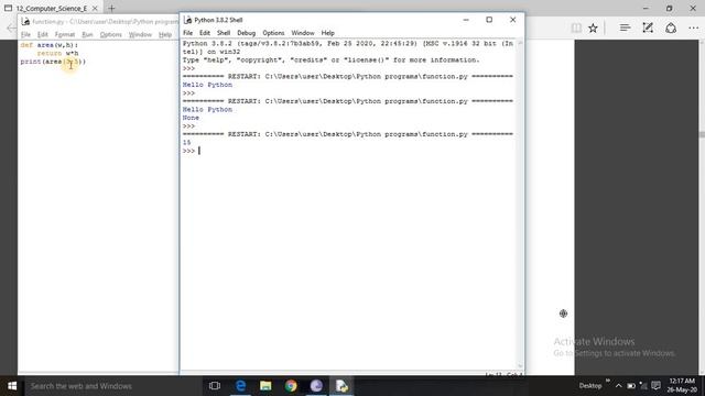 12th computer science - chapter 7- Python functions(part 1) смотреть онлайн
