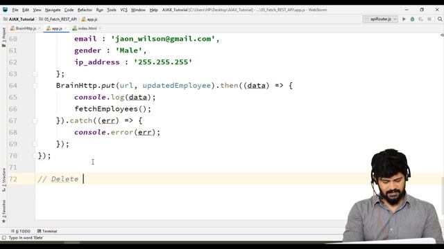17. PUT & DELETE Examples with Fetch API for AJAX | AJAX Tutorial | UiBrains | NAVEEN SAGGAM смотреть онлайн