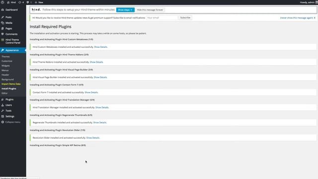Hind - Multi-Concept Creative WordPress Theme - Quick Installation Guide смотреть онлайн