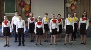 «Некогда стареть учителям» (м. Ю Чичкова, ст. М. Пляцковского), вокальный ансамбль «Свирель»