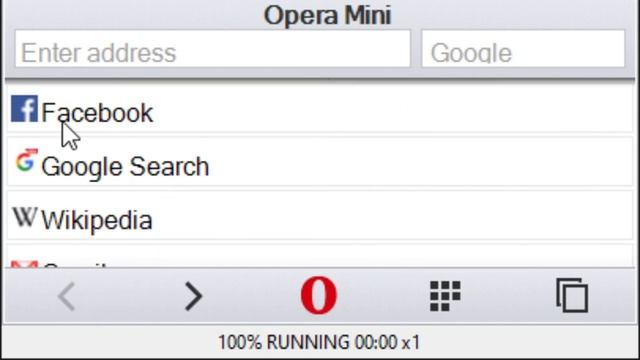 Opera Mini Java Test смотреть онлайн