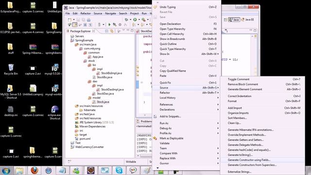 Java Spring Hibernate MySQL Maven Example part 3 смотреть онлайн