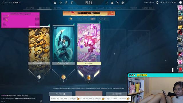 Valorant Ceria Bersama Bebe Oliveira | Tadi Nge-freeze Coy |  #valorant #valorantindonesia