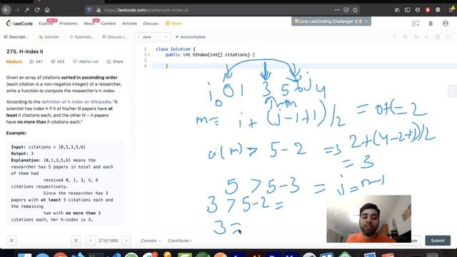 Leetcode H-Index II Java Solution смотреть онлайн