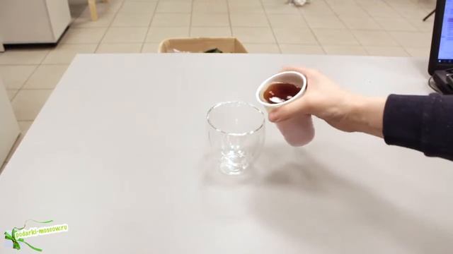 Стеклянная пиала с двойными стенками смотреть онлайн