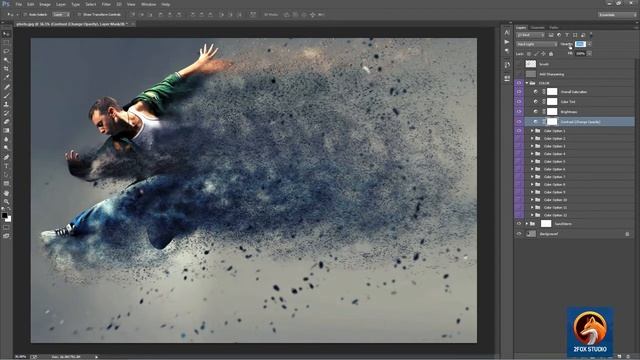 How to Create AVENGERS INFINITY WAR DUST EFFECT From - Photoshop Disintegration Effect Tutorial смотреть онлайн