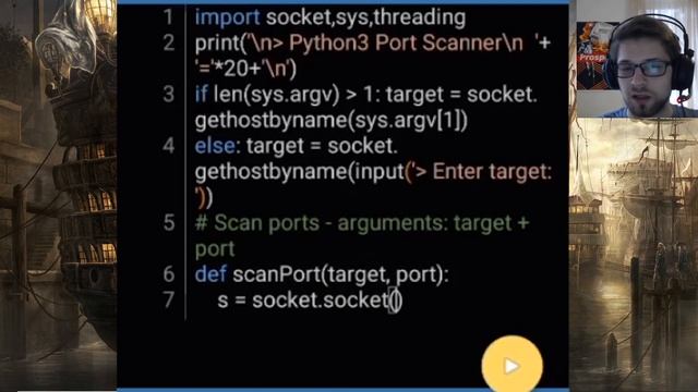 Port Scanner in Python 3 (pyDroid and iPhone) смотреть онлайн