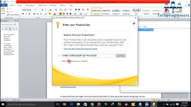 How to Crack MS Word 2010 in Hindi free licence key смотреть онлайн