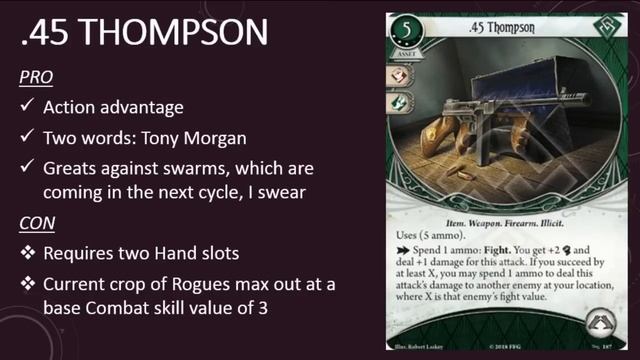 Arkham Horror LCG - For The Greater Good Rogue Card Review смотреть онлайн