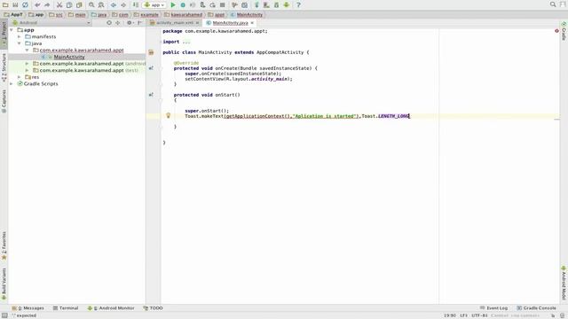 Android Studio Bangla Tutorial 5। Diffrent Toast (When App Start & Exit) смотреть онлайн