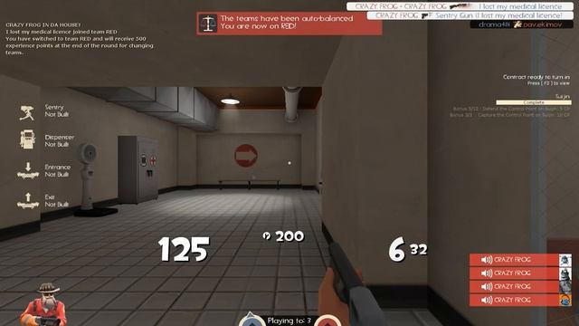 TF2: The CRAZY FROG bots... смотреть онлайн