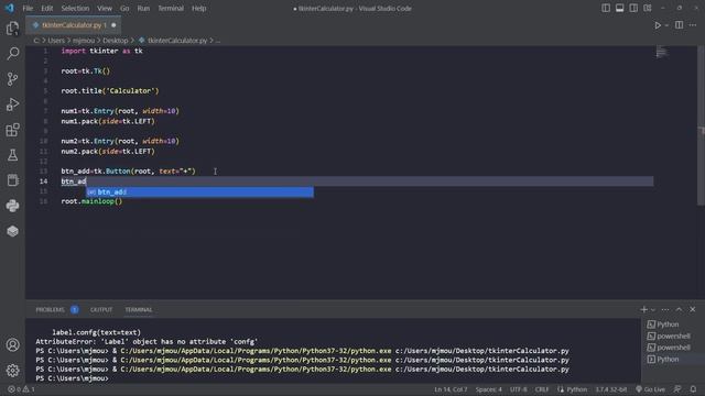 Building a Calculator with Tkinter in Python смотреть онлайн