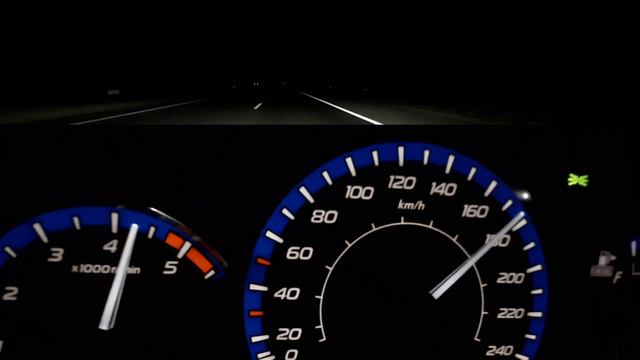 Subaru Impreza 2.0D 190PS acceleration 100-190 km/h 4th gear смотреть онлайн