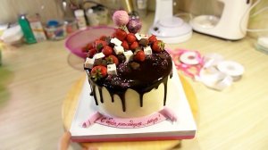 Приготовление и оформление торта шоколадной зеркальной глазурью - Я - ТОРТодел!