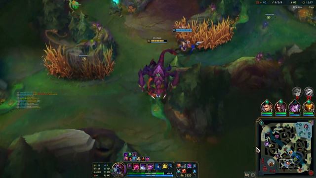 ChoGath Carry League of Legends URF EUW 2024 смотреть онлайн