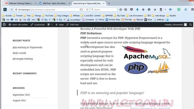 How to put images into WordPress Post Telugu | VLR Training Class 16 смотреть онлайн