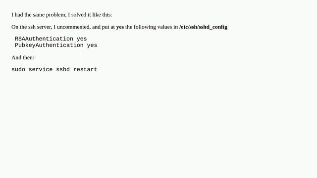 Permission Denied (publickey,gssapi-keyex,gssapi-with-mic)
