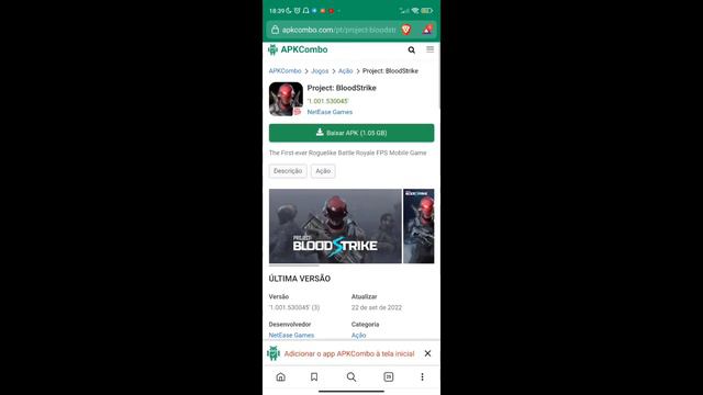 WARZONE MOBILE - COMO BAIXAR E CONFIGURAR (Project blood strike) смотреть онлайн