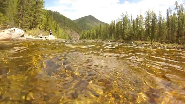 Рыбалка - Хариус на реке Большая Белая (Саяны) смотреть онлайн