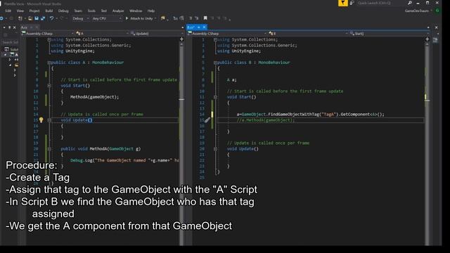 How to REFERENCE ANOTHER SCRIPT in Unity - Using functions from other scripts смотреть онлайн