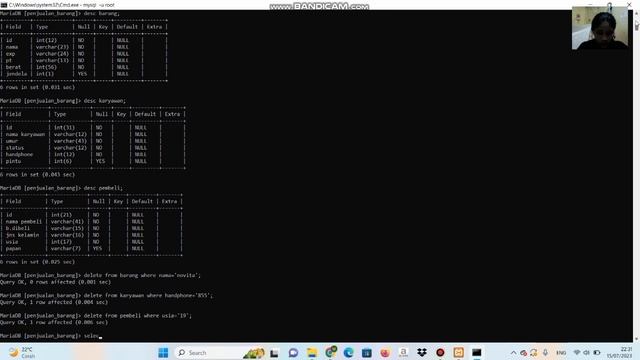 Membuat database penjualan barang di localhost/phpmyAdmin/ смотреть онлайн