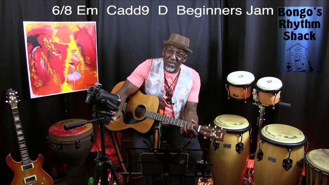 BRS Em Cadd9 D Beginners Jam смотреть онлайн
