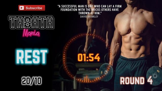 TABATA Song W/ Timer 4 Min Workout Feat NEFFEX - TABATAMANIA
