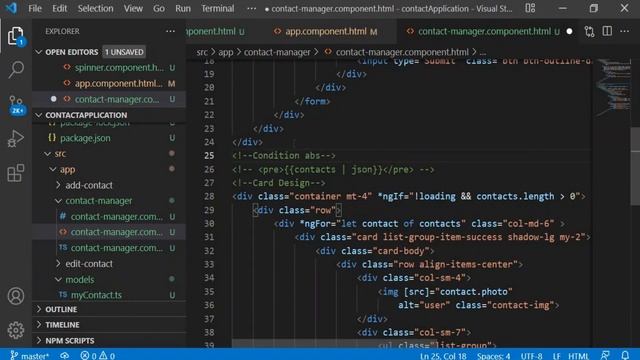 Angular 13 Project Tutorial, Contact management App in Angular, Spinner in Angular, Error in Angula смотреть онлайн