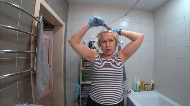 Красим ?♀️волосы и брови профессиональной краской дома?✔ смотреть онлайн