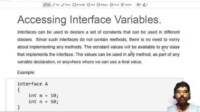 Accessing Interface Variables смотреть онлайн