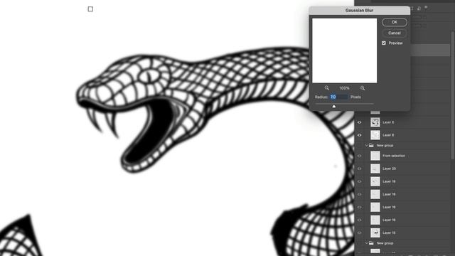 Drawing Snakeskin in Procreate and Photoshop смотреть онлайн