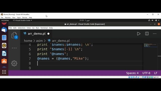 Perl Arrays смотреть онлайн