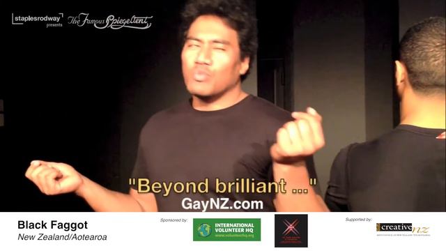 Black Faggot - Taranaki International Arts Festival 2015 смотреть онлайн