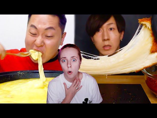 СКОЛЬКО ТУТ СЫРА Что эти КОРЕЙЦЫ себе позволяют реакция на асмр и мукбанг смотреть онлайн