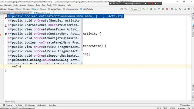 Android App Development Tutorial - 30 - How To Create Action Bar Menu In Android - Hindi смотреть онлайн