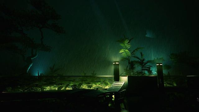 POV: You're Sitting Outside At A Rooftop Party In Night City