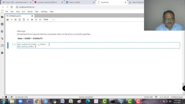 Simple Linear Regression using Python смотреть онлайн
