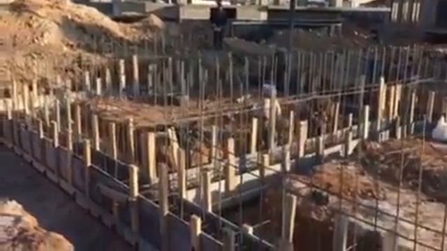 Строительство дома из ракушечника в Севастополе / заливаем фундамент смотреть онлайн