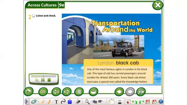 Excel 6.Module 9.Transportation Around the World. Ex:2.p 107 смотреть онлайн