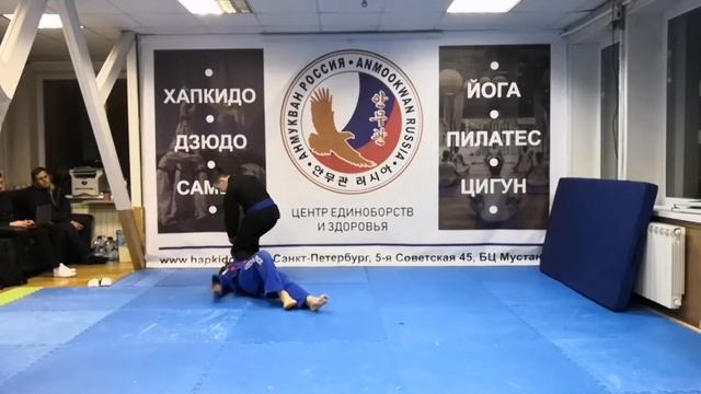 Хапкидо Анмукван, аттестация на 7й гып. сдает Василий смотреть онлайн