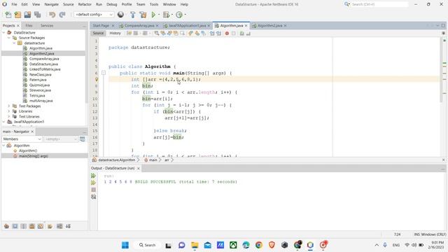 how to sort an array in java смотреть онлайн