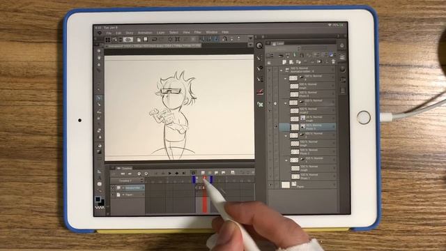 iPad Animation in Clip Studio смотреть онлайн